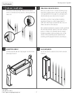 Preview for 8 page of EasyGarage 30 inch WIDE TALL CABINET WITH DOORS/3... Installation Instructions Manual