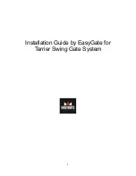 EasyGate Terrier 200 Installation Manual preview