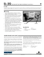 EasyHeat SL-2G Installation Instructions предпросмотр