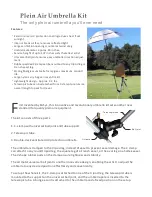 EASyL Plein Air Umbrella Kit Manual предпросмотр