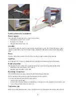 Preview for 3 page of Easylam EXPERT 140 C Operating Instructions Manual