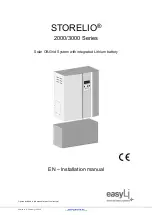 easyLi STORELIO 2000 Series Installation Manual preview