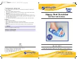 Предварительный просмотр 1 страницы Easylife Happy Feet Scrubber EL4860 Instruction Manual