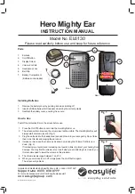 Easylife Hero Mighty Ear Instruction Manual preview