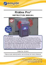 Easylife Riddex Pro Instruction Manual preview