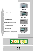 Предварительный просмотр 1 страницы EasyLine MC/1452 Use And Maintenance