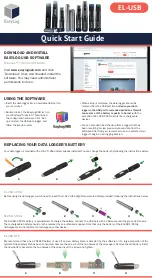 Предварительный просмотр 1 страницы EasyLog EL-USB Quick Start Manual