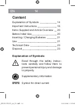 Предварительный просмотр 14 страницы easymaxx 00310 Instruction Manual