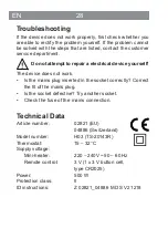 Предварительный просмотр 28 страницы easymaxx H03 Operating Instructions Manual