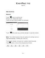 Preview for 17 page of Easypix EasyPad 710 User Manual