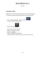 Preview for 6 page of Easypix EasyPad 971 User Manual