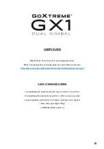 Easypix GoXtreme GX1 User Manual предпросмотр