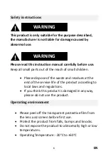 Preview for 7 page of Easypix IR Night Vision User Manual