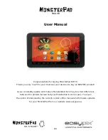 Easypix MonsterPad EP771 User Manual preview