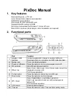 Preview for 2 page of Easypix PixDoc Instruction Manual