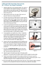 Preview for 3 page of EasyPro AquaShine WFL3 Instructions For Operation, Safety, Warranty