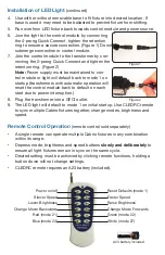 Preview for 2 page of EasyPro Cabrio CLED4SS Instructions For Operation