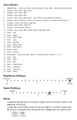 Preview for 3 page of EasyPro Cabrio Lighting Series Manual