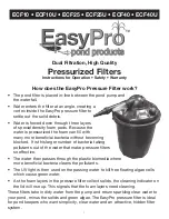 Preview for 1 page of EasyPro ECF10 Instructions For Operation Manual