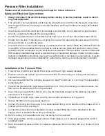 Preview for 2 page of EasyPro ECF10 Instructions For Operation Manual