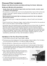 Preview for 2 page of EasyPro Eco-Clear EC2600U Instructions For Operation, Safety, Warranty