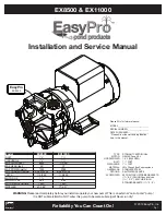 EasyPro EX8500 Installation And Service Manual preview