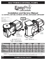 EasyPro EXP3700 Installation And Service Manual предпросмотр