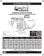 EasyPro EXP4000 Installation And Service Manual предпросмотр