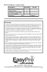 Preview for 8 page of EasyPro PA10 Installation - Operating Maintenance Manuallines