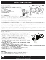 Предварительный просмотр 4 страницы EasyPro PCA75 Installation And Service Manual