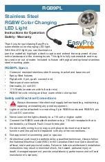 EasyPro RGB9PL Instructions For Operation preview