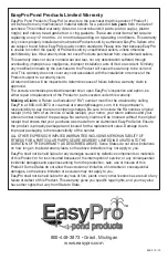 Preview for 4 page of EasyPro Stratus ERP Series Installation And Service Manual