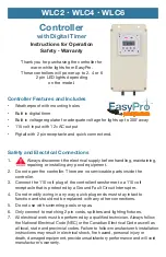 EasyPro WLC2 Instructions For Operation, Safety, Warranty предпросмотр