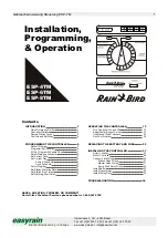 Easyrain Rain Bird ESP-4TM Installation, Programming, & Operation предпросмотр