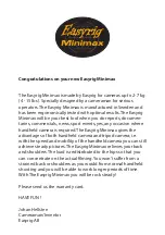 Preview for 1 page of Easyrig Minimax Quick Manual