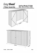 Preview for 1 page of EasyShed EF-D3008 Assembly Instructions Manual