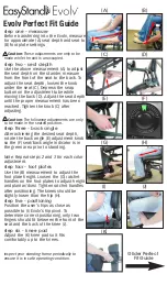 Preview for 1 page of EasyStand Evolv Perfect Fit Manual