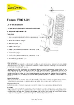 EasySwing Totem TT001-X1 User Instructions preview