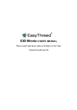 EasyThreed E3D Minnie User Manual preview