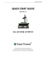 EasyThreed ET2000 Quick Start Manual preview