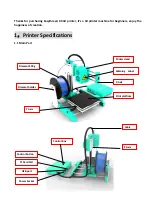 Предварительный просмотр 2 страницы EasyThreed X3 User Manual