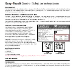 EasyTouch Control Solution Instructions preview