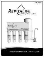 EasyWater RevitaLife Installation Manual And Owner'S Manual preview