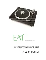 EAT E-Flat Instructions For Use Manual preview