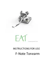 EAT F-Note Instructions For Use Manual preview