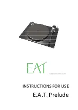 Предварительный просмотр 1 страницы EAT Prelude Instructions For Use Manual