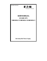 Preview for 1 page of Eaton 10000HXL31 User Manual