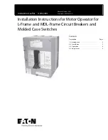 Предварительный просмотр 1 страницы Eaton 1483D43G17 Installation Instructions Manual