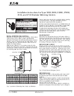 Preview for 1 page of Eaton 1MM Installation Instructions