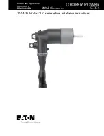 Preview for 1 page of Eaton 200 A 25 kV class Installation Instructions Manual